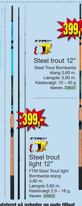 Harald Nyborg Steel trout light 12 tilbud
