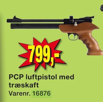 Harald Nyborg Pcp luftpistol med træskaft tilbud