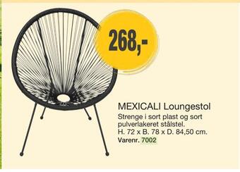 Harald Nyborg Mexicali loungestol tilbud