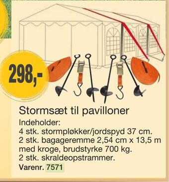Harald Nyborg Stormsæt til pavilloner tilbud