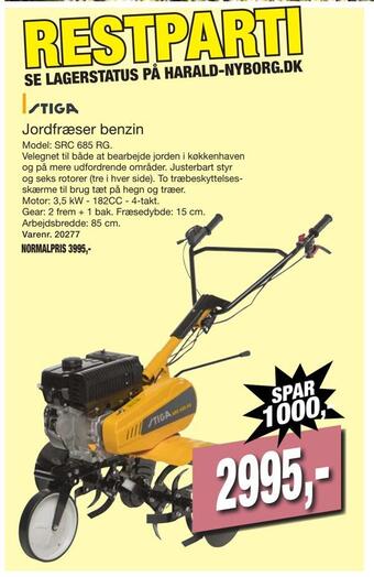 Harald Nyborg Jordfræser benzin tilbud