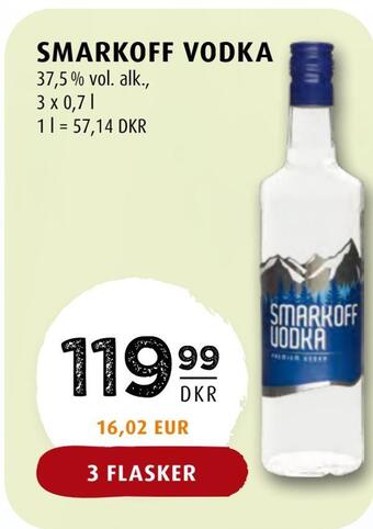 Scandinavian Park Smarkoff vodka tilbud