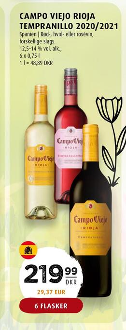Scandinavian Park Campo viejo rioja tempranillo 2020/2021 tilbud