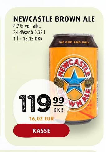 Scandinavian Park Newcastle brown ale tilbud