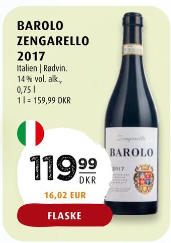 Scandinavian Park Barolo zengarello 2017 tilbud
