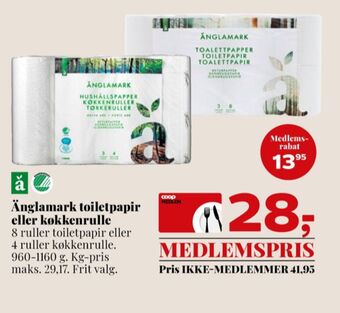 Dagli'Brugsen Änglamark toiletpapir tilbud