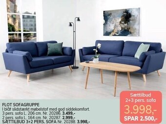 Daells Bolighus Flot sofagruppe tilbud