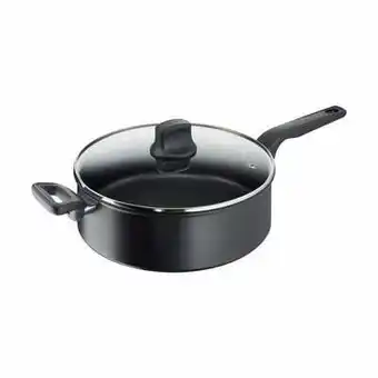 Imerco Tefal hard titanium pro sauterpande m. låg - ø 28 cm - stål - sort tilbud