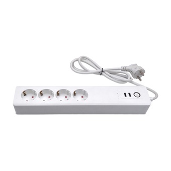 Power Conecto smart stik 4p 2usb tilbud