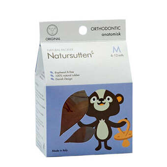 Natursutten, natursutten anatomisk m 6-12 mdr., 1 stk