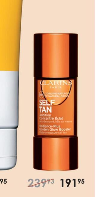 Matas Clarins sol- og selvbruner tilbud