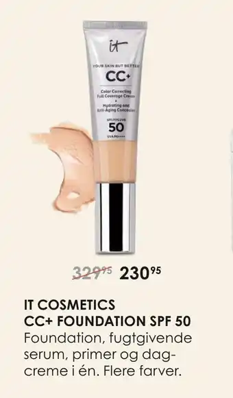 Matas It cosmetics cc+ foundation spf 50 tilbud