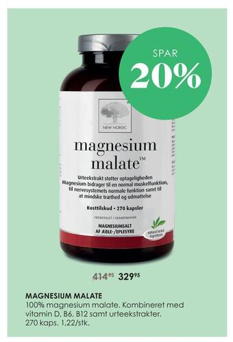 Matas Magnesium malate tilbud