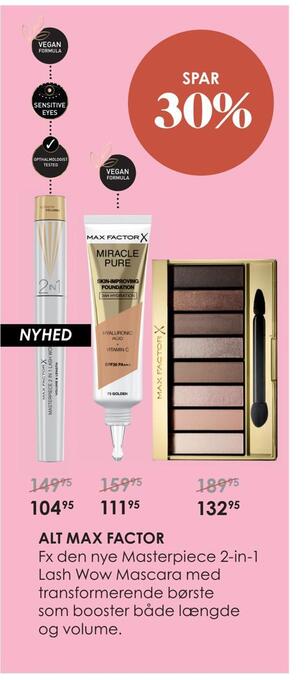 Matas Alt max factor tilbud