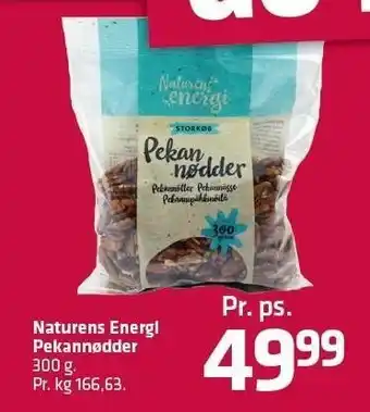 Fleggaard Naturens energi pekanødder tilbud