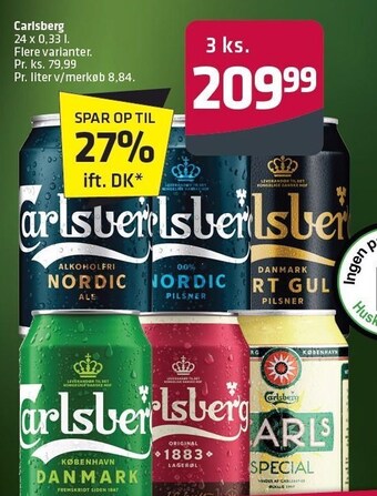 Fleggaard Carlsberg - 3 ks. tilbud