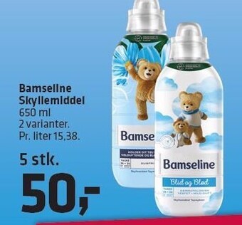 Fleggaard Bamseline skyllemiddel - 5 stk. tilbud