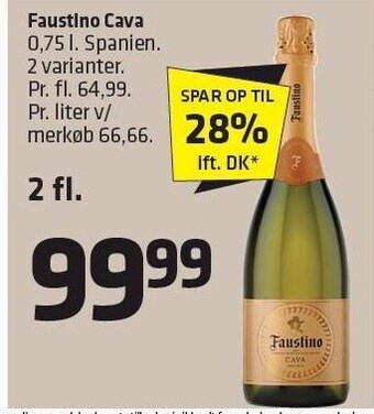 Faustino cava 2 fl.