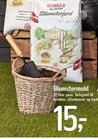 Føtex Danmuld blomsterjord 17 liter tilbud