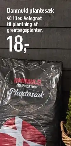 Danmuld plantesæk 40 liter