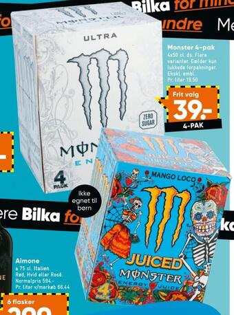 Bilka Ultra energidrik tilbud