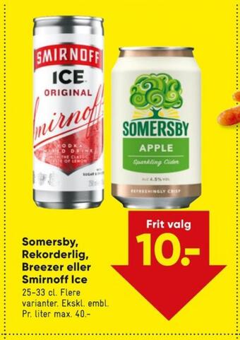 Bilka Smirnoff ice rtd tilbud
