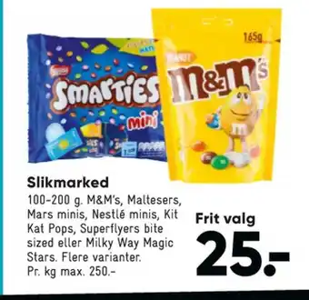 Bilka Mini chokoladepastiller tilbud