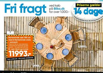 Bilka Ukendt havemøbelsæt tilbud