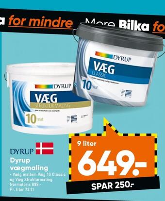 Bilka Dyrup maling tilbud