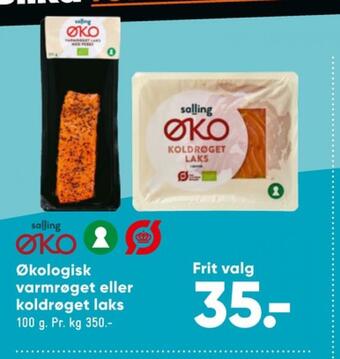 Bilka Salling øko laks tilbud