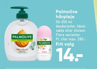 Bilka Palmolive flydende sæbe tilbud