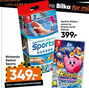 Bilka Nintendo nintendo switch-spil tilbud