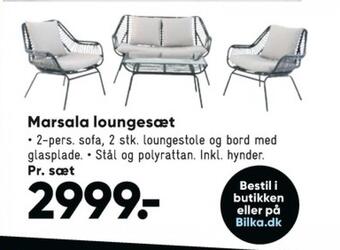 Bilka Ukendt havemøbelsæt tilbud