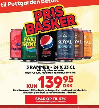 BorderShop 3 rammer 24 x 33 cl tilbud