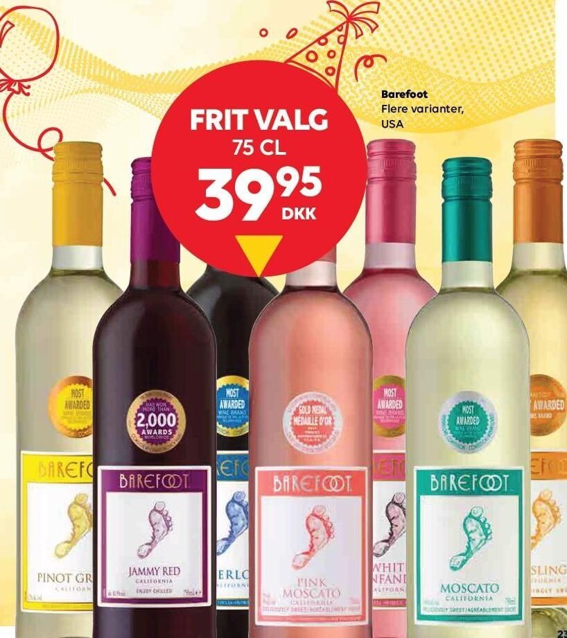 BorderShop Barefoot, flere varianter tilbud