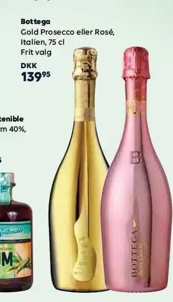 BorderShop Bottega gold prosecco eller rosé tilbud