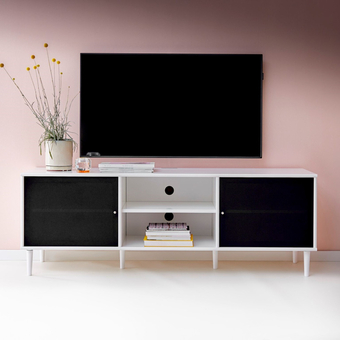 Sit´n Sleep Mistral tv-bord, hvid tilbud