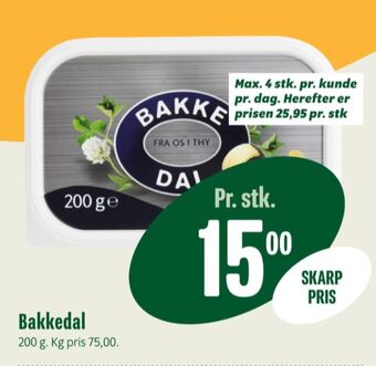 Min Købmand Bakkedal smørbar tilbud
