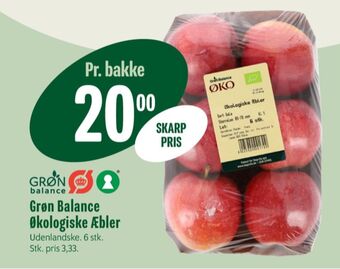 Min Købmand Grøn balance æbler tilbud