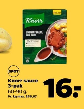Netto Knorr sauce pulver tilbud
