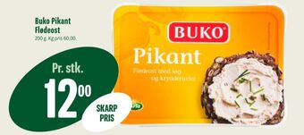 Min Købmand Buko flødeost pikant tilbud