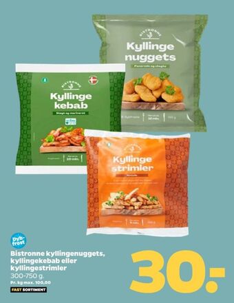 Netto Bistronne kyllingenuggets tilbud