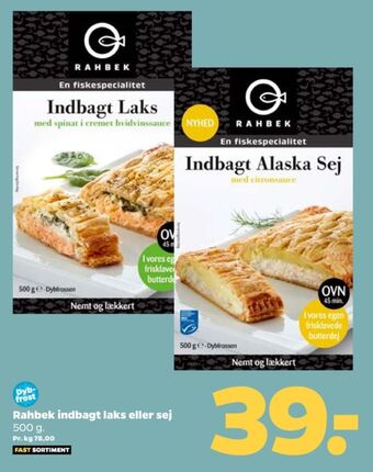 Netto Rahbek indbagt alaska sej tilbud