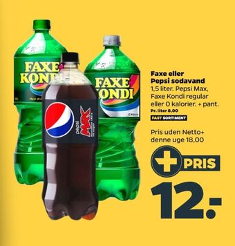 Netto Faxe kondi sportssodavand tilbud