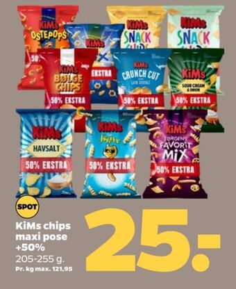 Netto Kims chips tilbud