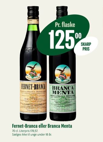 Min Købmand Fernet branca bitter tilbud