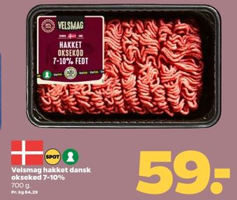 Netto Velsmag hakket oksekød tilbud