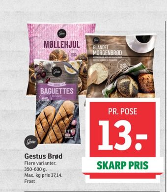 SPAR Gestus rundstykker tilbud