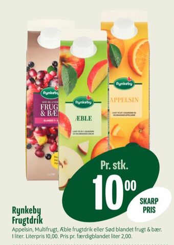 Min Købmand Rynkeby konc. frugtsaft frugt & bær tilbud