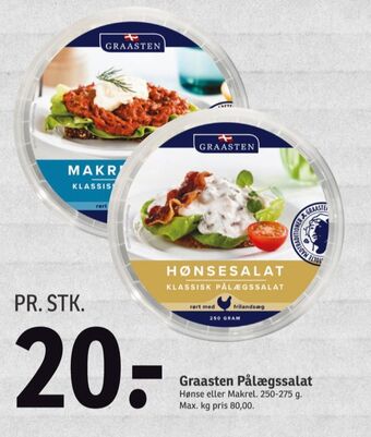 SPAR Graasten hønsesalat tilbud